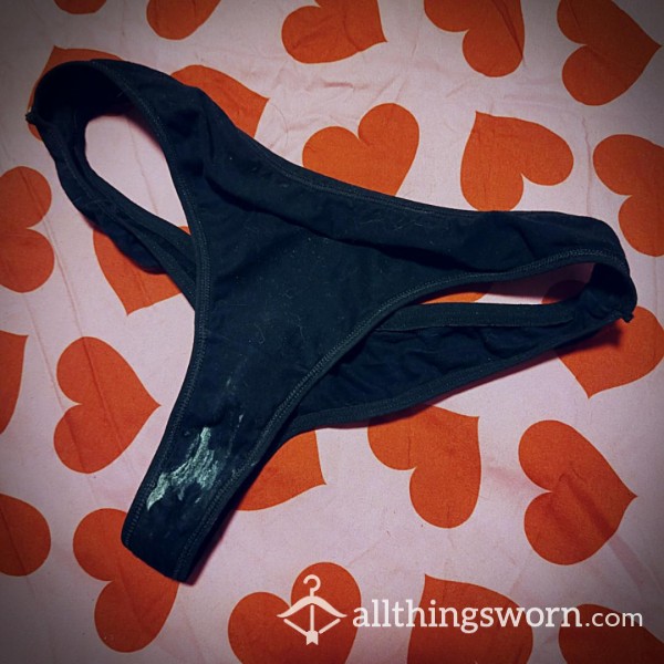 *READY TO SHIP* CREAMY WET THONG $25
