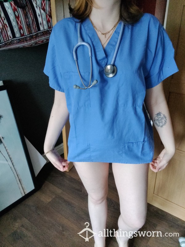 REAL Surgical Nursing Uniform For Sale (Will Fit Almost Any Size) I Will Wear This Nursing Uniform During My 12 Hour-shift At The Hospital.