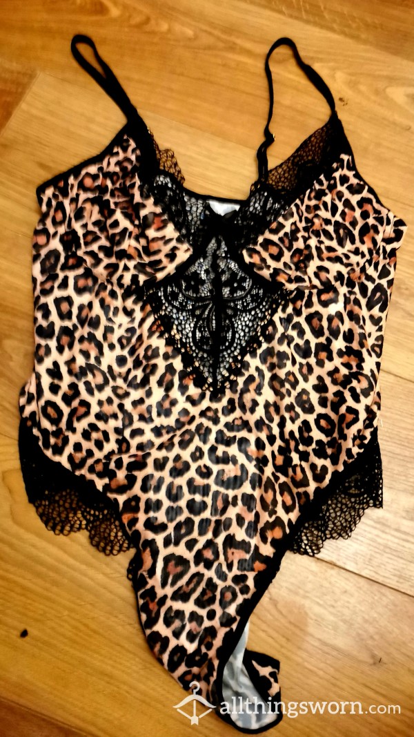 Really Sexy Animal Print Size 18/20 Body. Really Hot Worn 2 Days. Full Of My Lady Scent 💯🔥🔥🔥£30