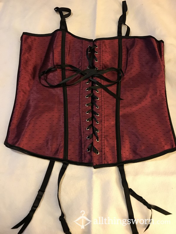 Red And Black Corset
