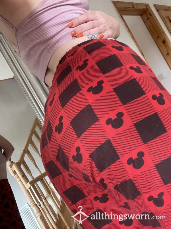 Red And Black Mickey Mouse PJ’s