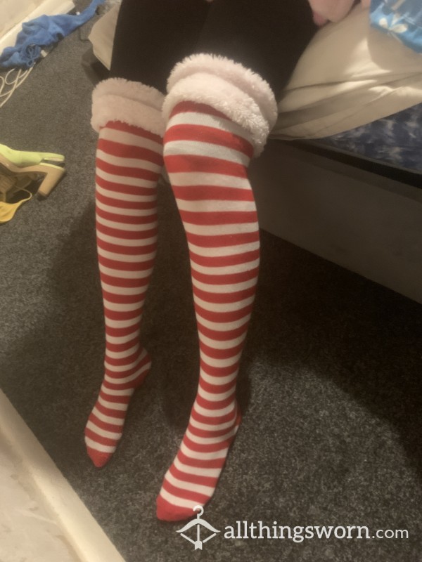 Red And White Stripy Stockings