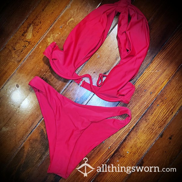 Red Bikini!  *2 DAYS WORN* $29