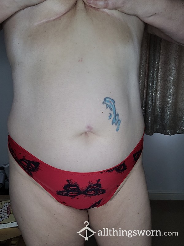 Red Butterfly Thong