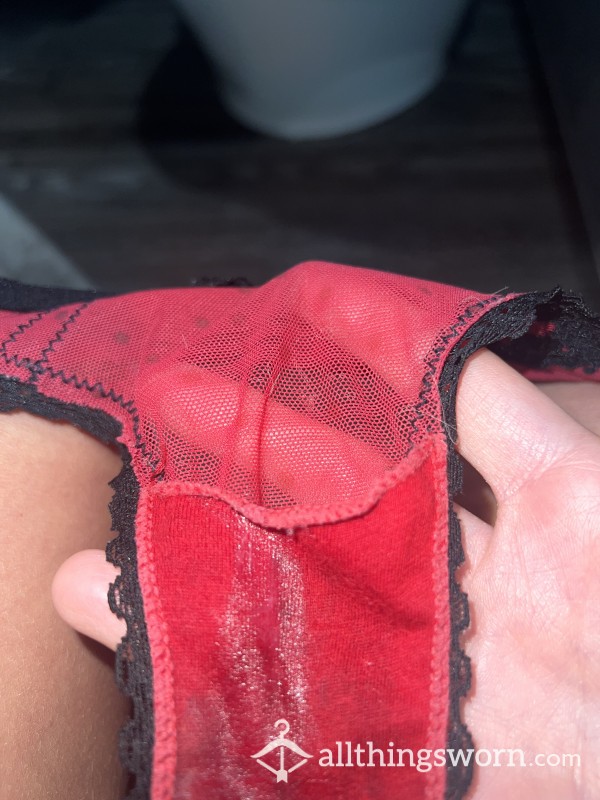 Red Creamy Panties 👅