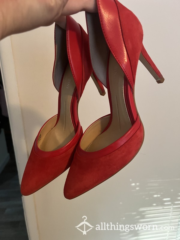 Red Gianni Bini Heels