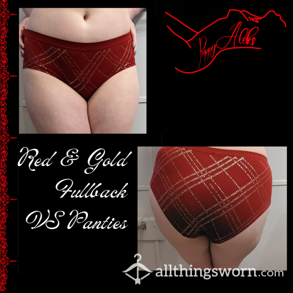 Red & Gold Fullback VS Panties