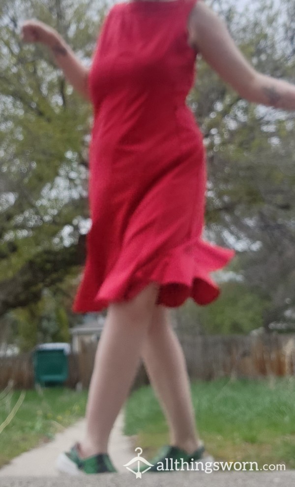 Red Graduation Dress