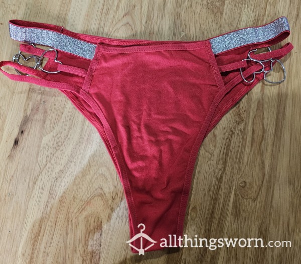 Red Heart Ring Linked Panty