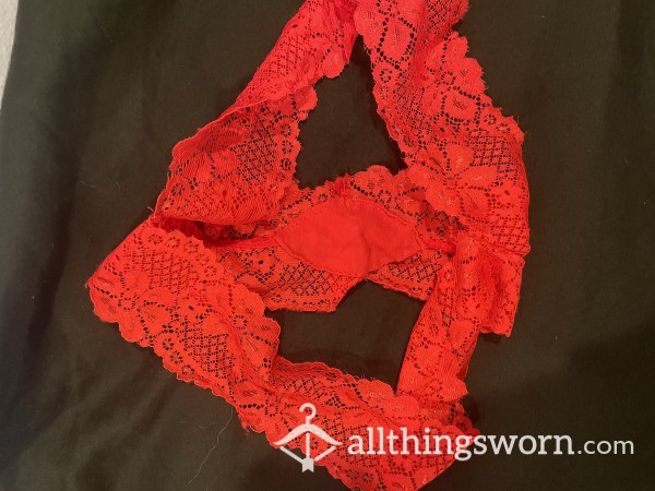 Red Hot Barely There Lace