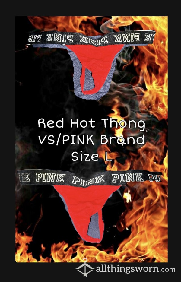 Red Hot Cotton Thong~VS/PINK~Sister Greed
