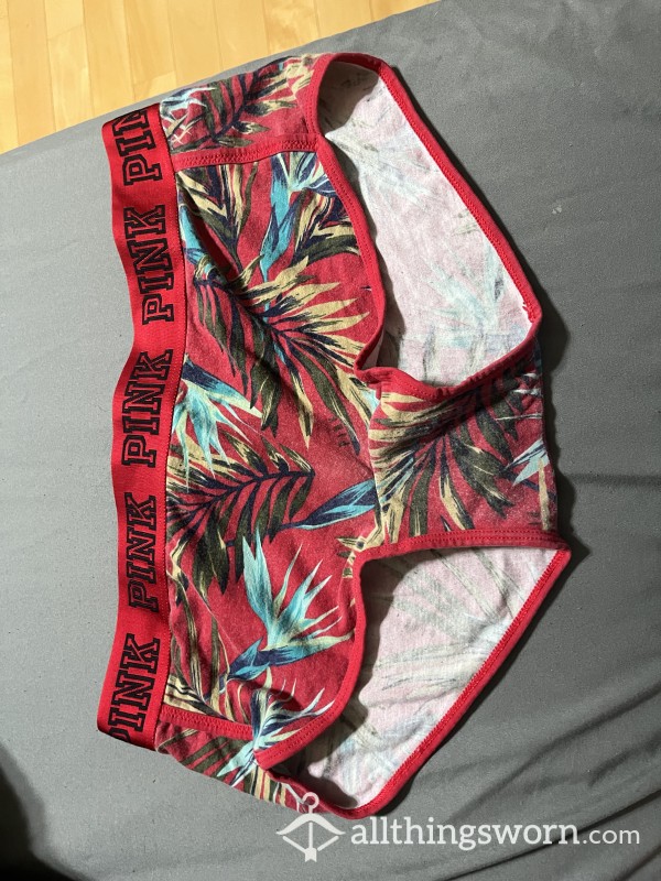 Red Jungle PINK Boyshort Panties