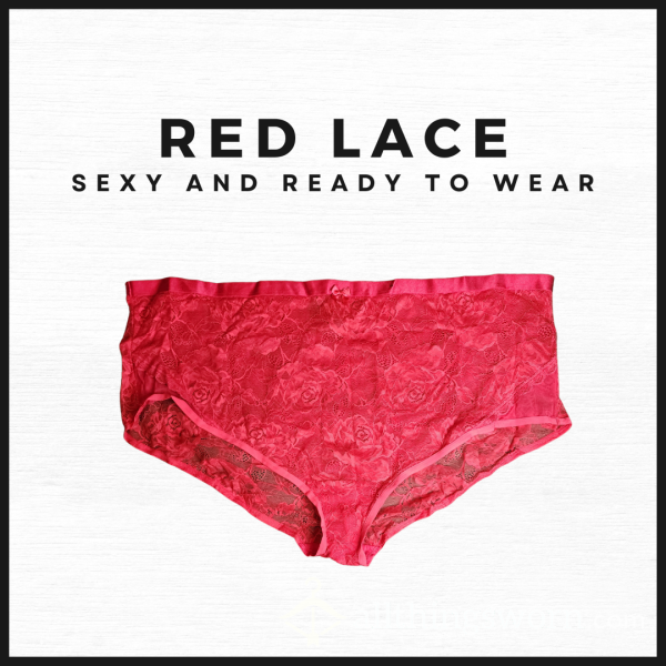 Panty :: Red Lace