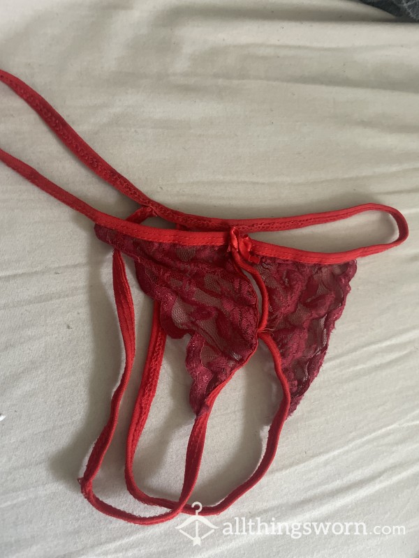 Red Lace Ann Summers Thong