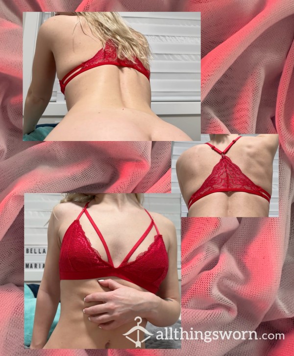 ❤️RED LACE BRALETTE❤️