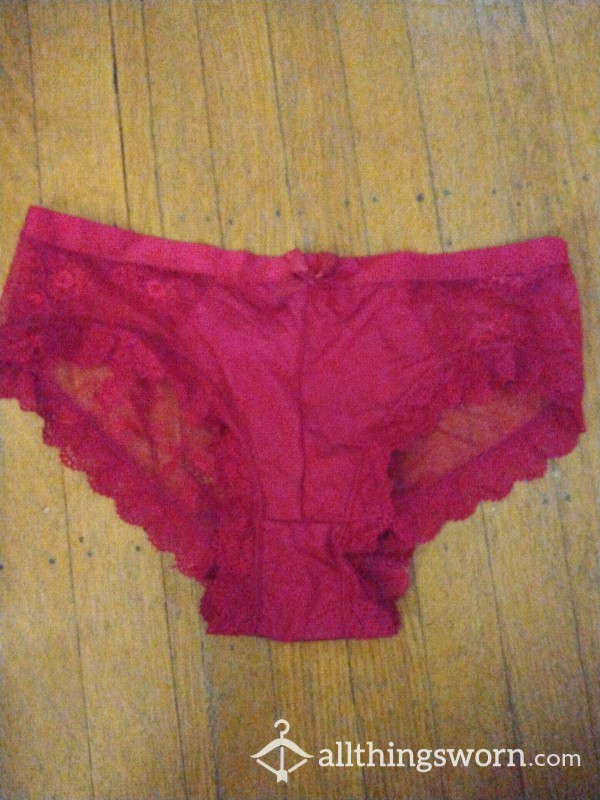 Red Lace Panties