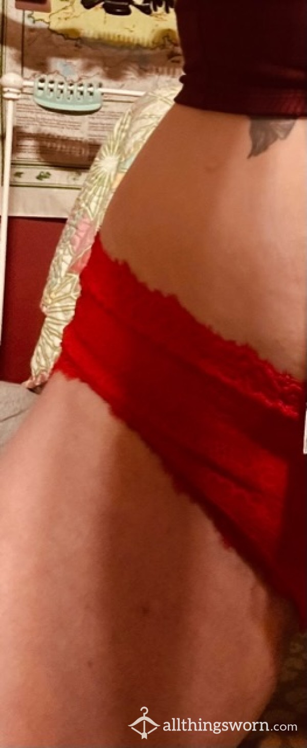 Red Lace Panties How Do You Want Them ;)