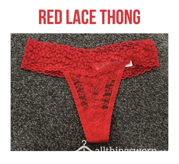 Red Lace Thong🌹