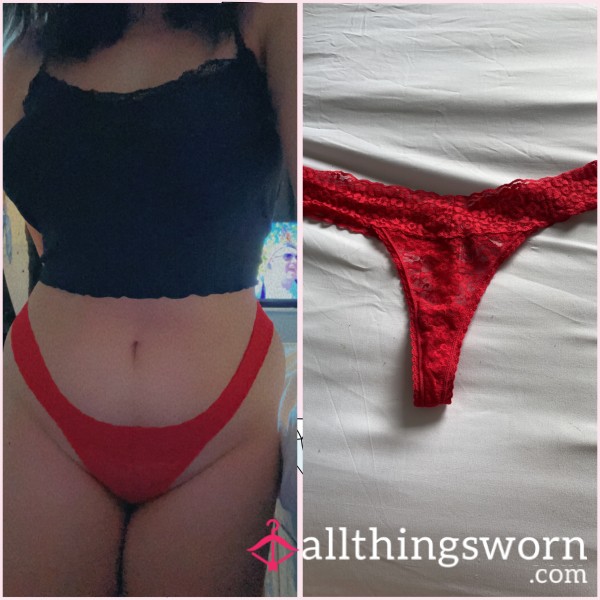 Red Lace Thong🌹