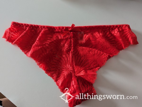 Red Lace Thongs 🥵