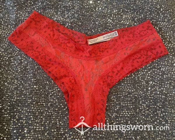 Red Lace Victoria Secrets Nickers