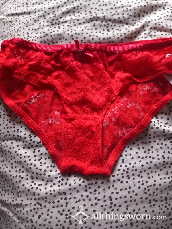 Red Lacy Panties