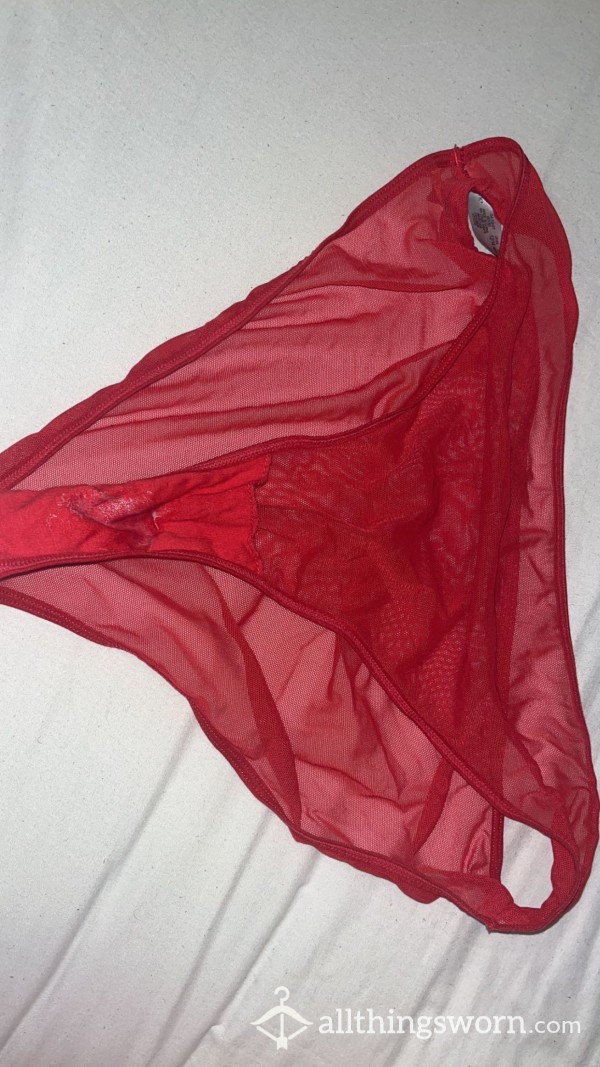 Red Mesh Underwear