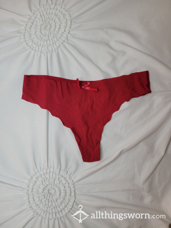 SOLD - Red No-show Thong