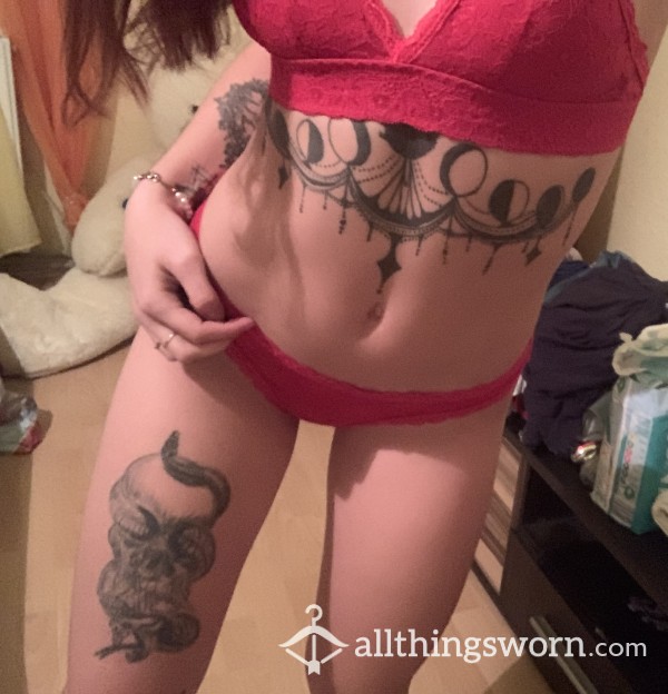 Red Panties And Bras🥵
