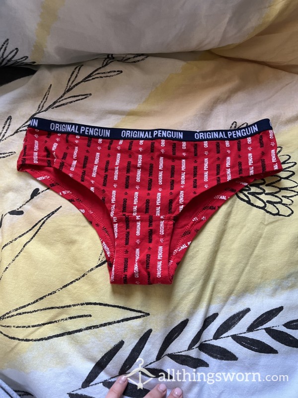 Red Penguin Knickers 😋🩷