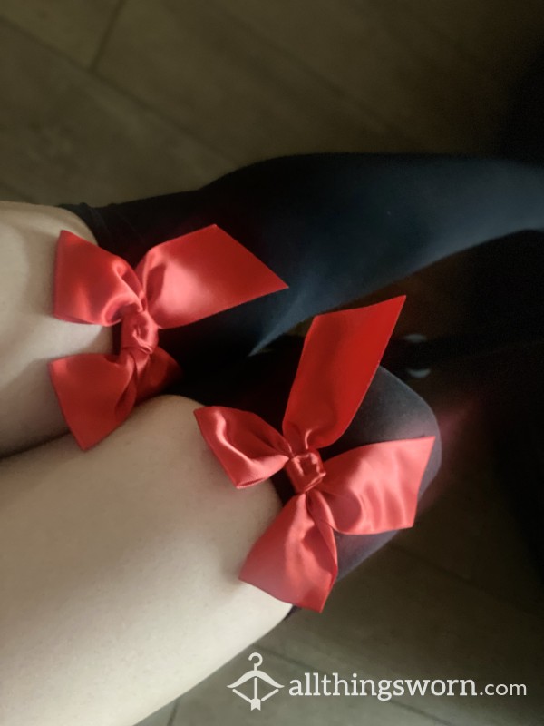 Red Ribbon Stockings