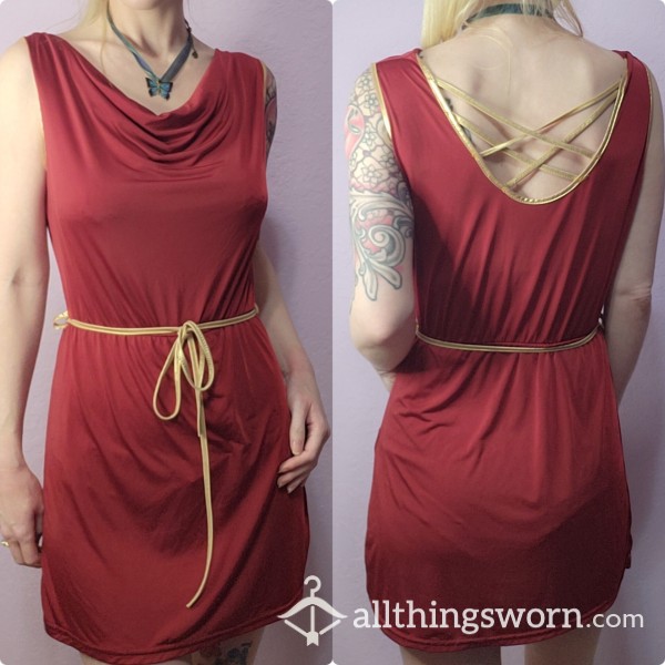 Red Roman Dress