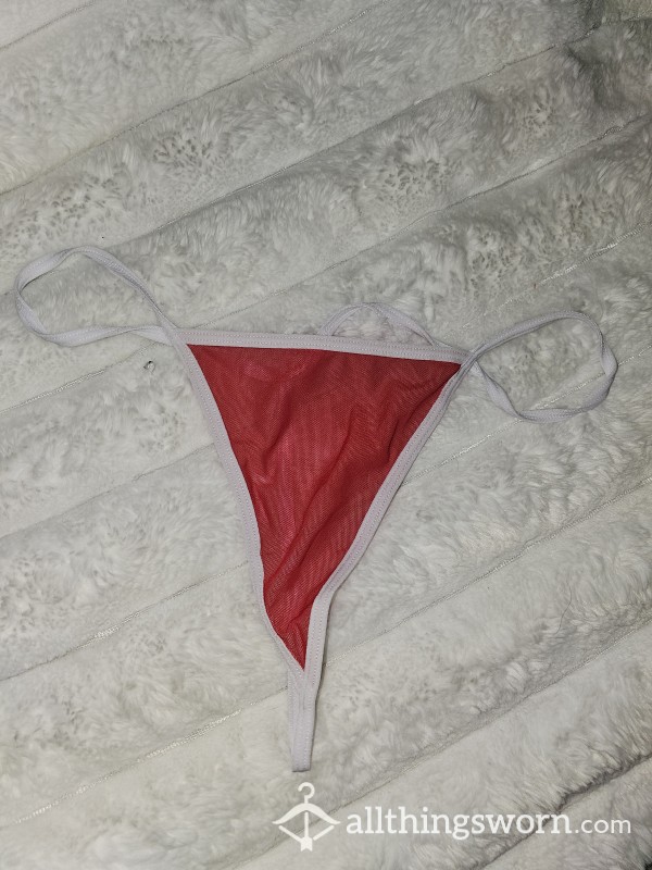 Red See Through G-String 😜