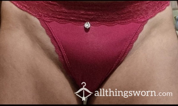 Red Silky Feel Thong