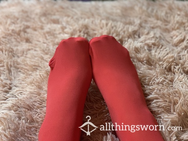 Red Stockings Tights Nylons