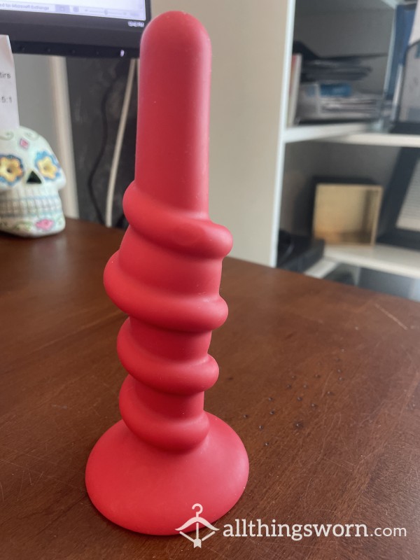 Red Suction Cup Dildo