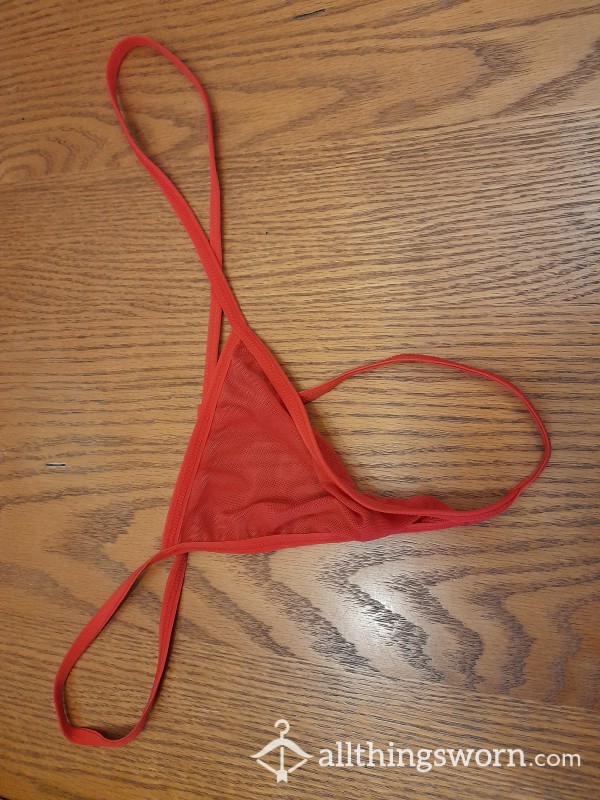 Red Thong, Size 20