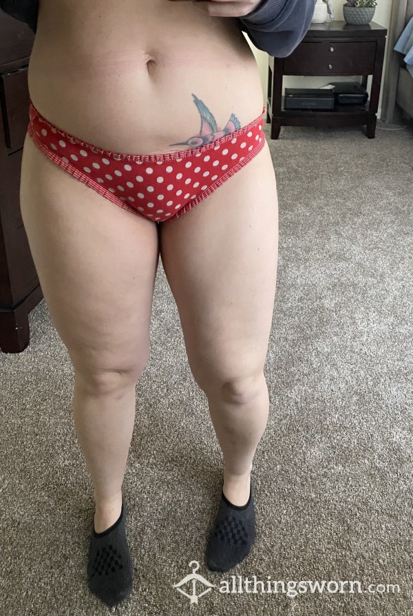 Red VS Polka Dot Panties With Video To Spite My Ex MIL 2 Day Shipping
