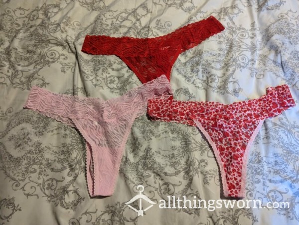 • Red/Pink Lace Pairs (For Sale!)