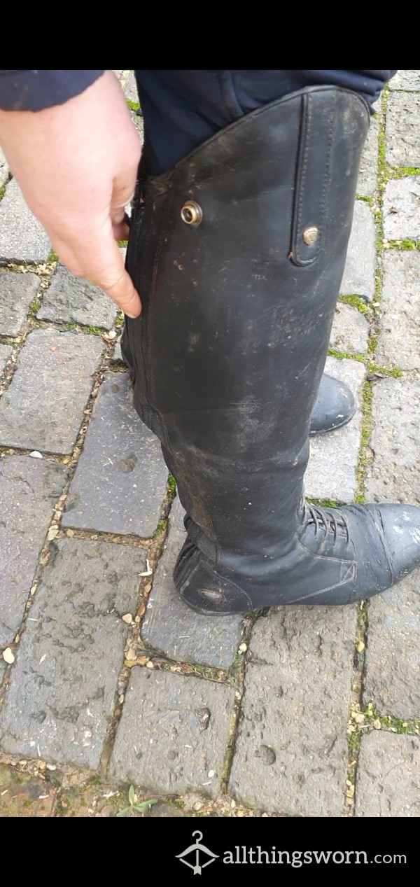 Removing Long Leather Riding Boot