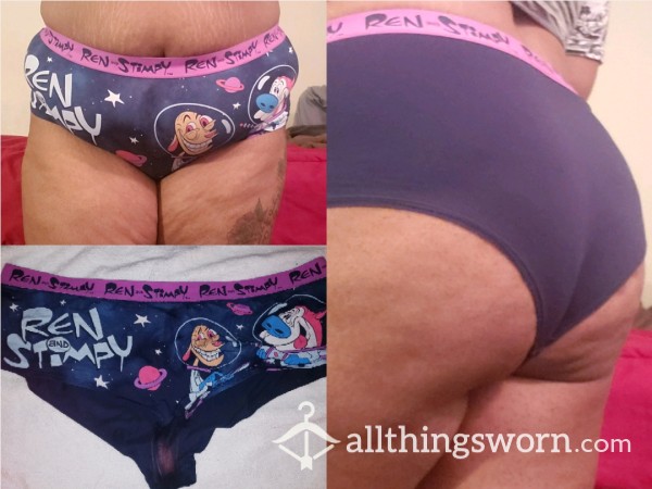 Ren And Stimpy Full Coverage Panties (96hr Wear)