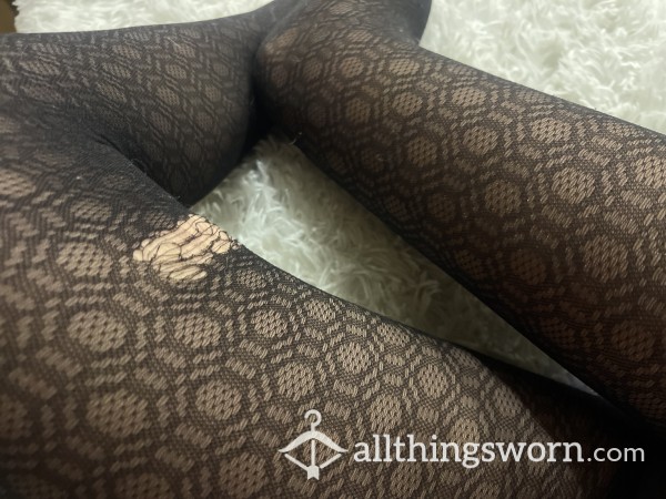 Ripped Textured Nylons