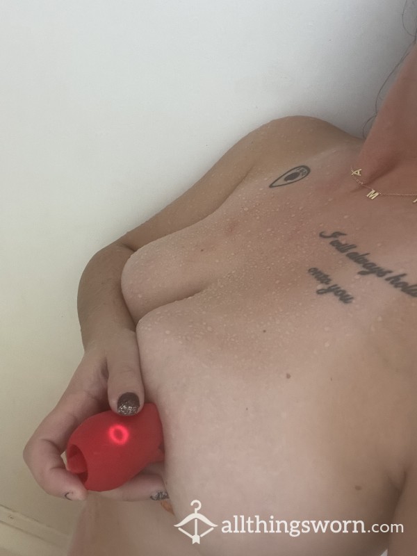 Rose Vibrator Taking Care Of My Nipples 🥵