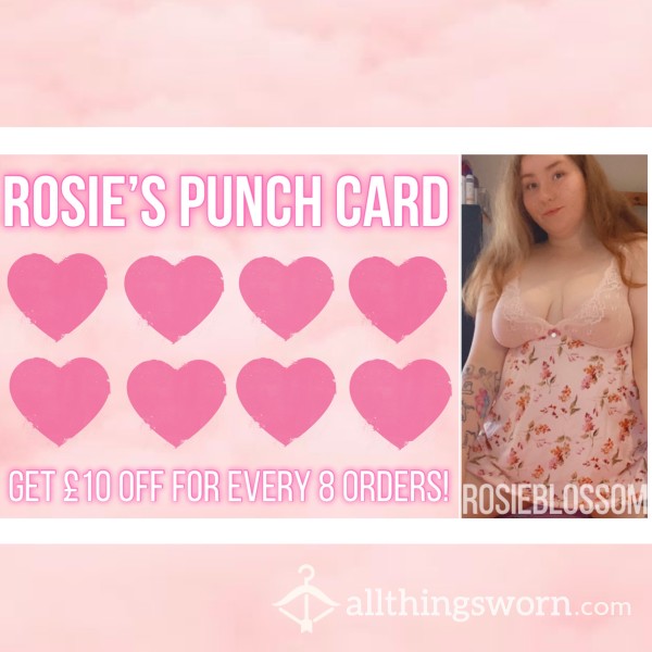 Rosie’s Punch Card