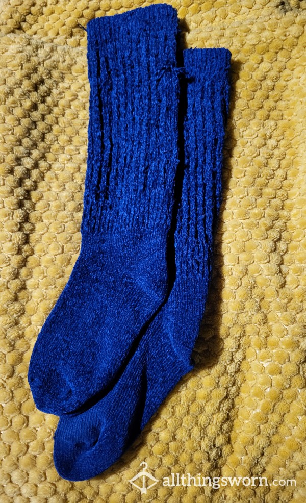 Royal Blue Socks - Slipper Socks