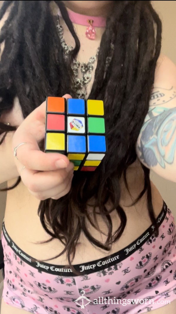Rubik's Cube, Rock, And Boobs