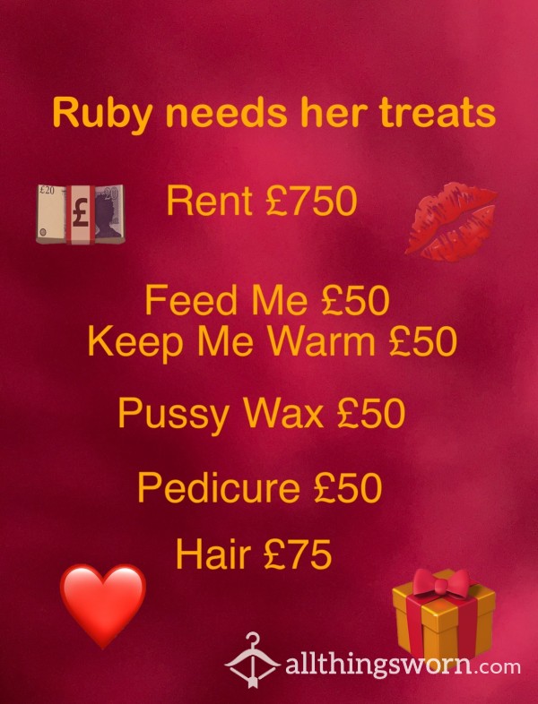Ruby Needs Her Treats