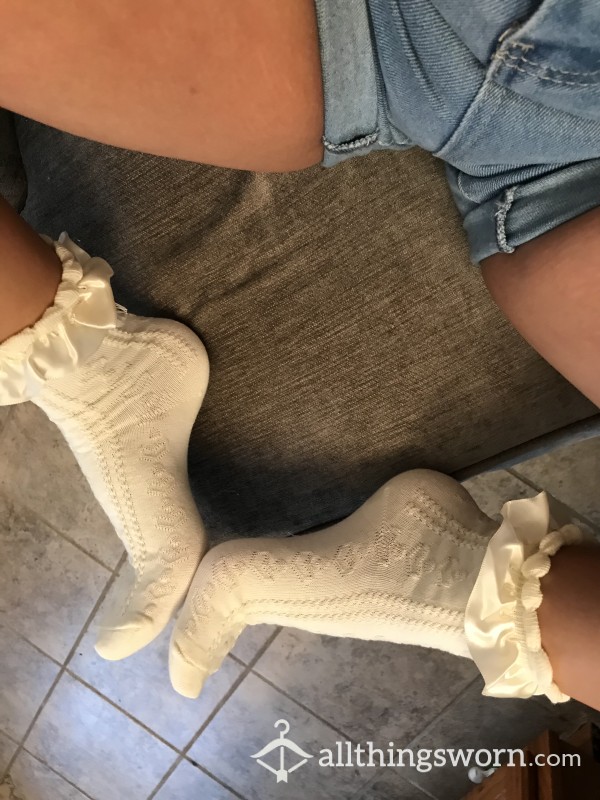 Ruffle Socks Ready To Be Wrapped Around Your 🍆