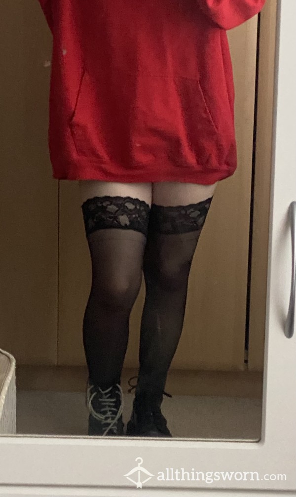 Ruined Stockings After Getting Fucked On A Night Out😈