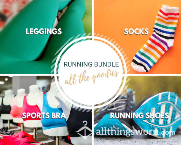 Running Bundle - Leggings, Sports Bra, Socks, And Shoes!  Starting At